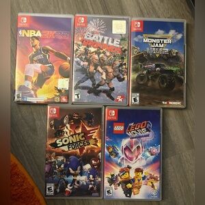 Nintendo Switch Games CASES ONLY no games